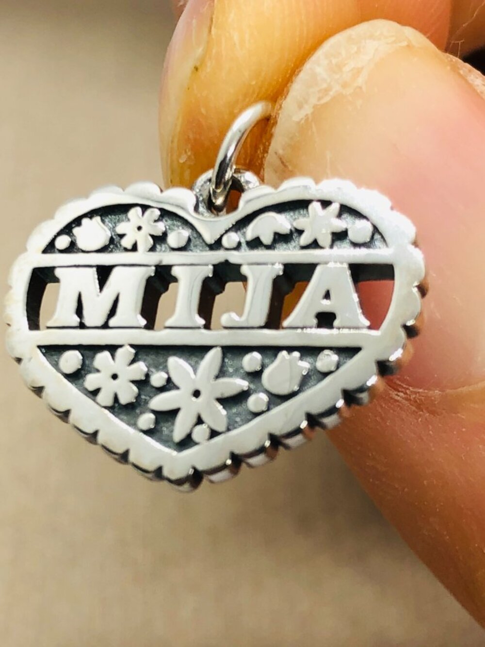 James Avery Mija Heart Charm